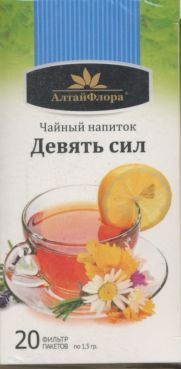 Чайный напиток Девять сил лист и плоды облепихи, 1,5 г, 20 шт