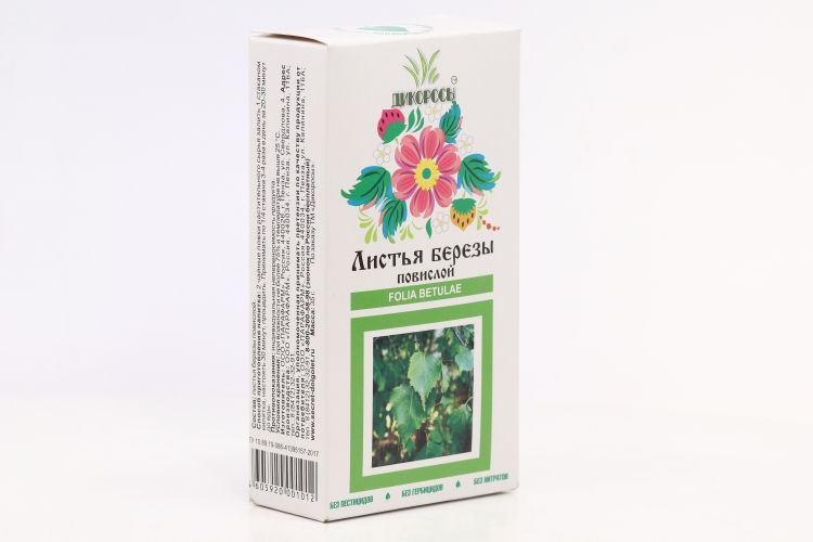 Березы повислой листья, 35 г