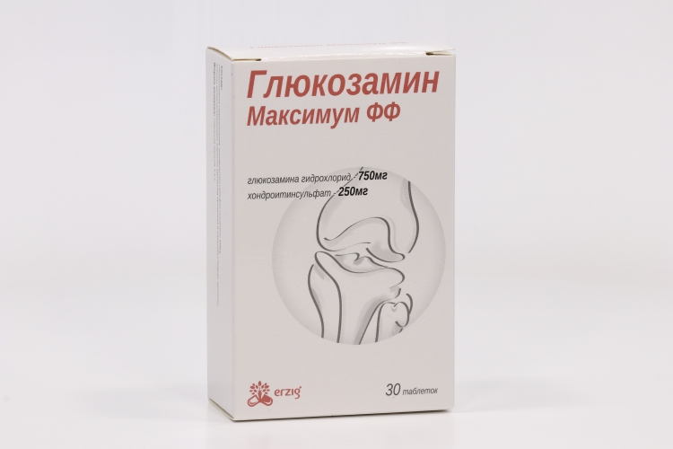 Глюкозамин Максимум ФФ, 1,2 г, 30 шт, таблетки