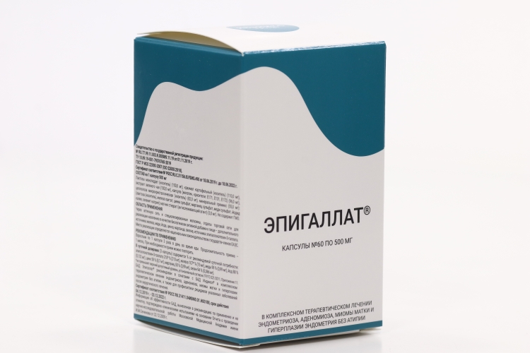 Эпигаллат, 0,5 г, 60 шт, капсулы