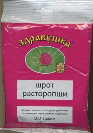 Расторопша шрот Здравушка, 100 г