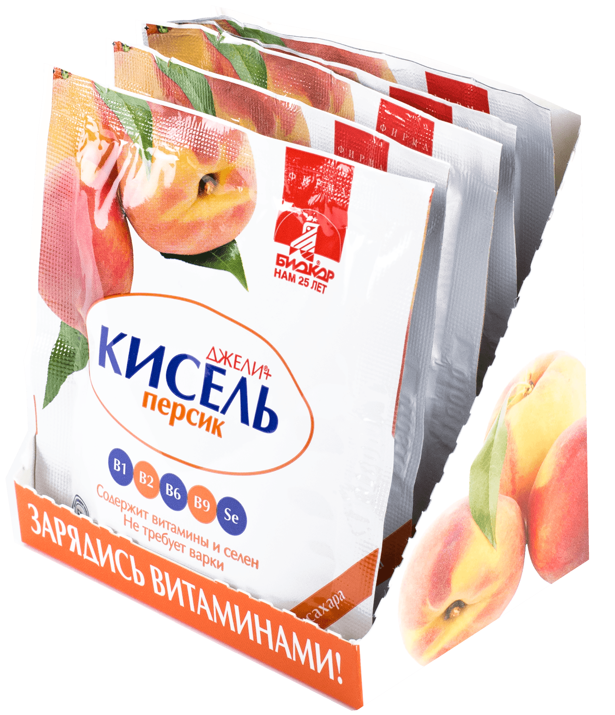 Кисель Джели+ персик, 25 г