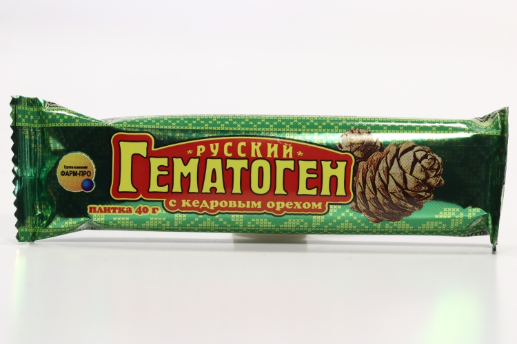 Гематоген Русский с кедровым орехом, 40 г