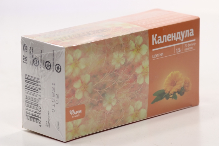 Календула 1,5 г, 20 шт, ф/п