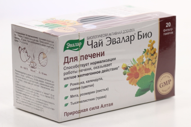 Чай Эвалар Био д/печени, 20 шт, ф/п