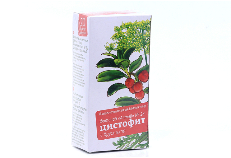 Фиточай Алтай №28 цистовит с брусникой, 2 г, 20 шт