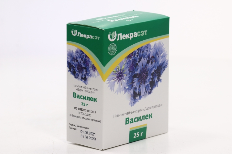 Напиток чайный Дары природы Василек, 25 г