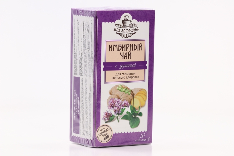 Имбирный чай с душицей д/гармонии женского здоровья, 1,5 г, 20 шт