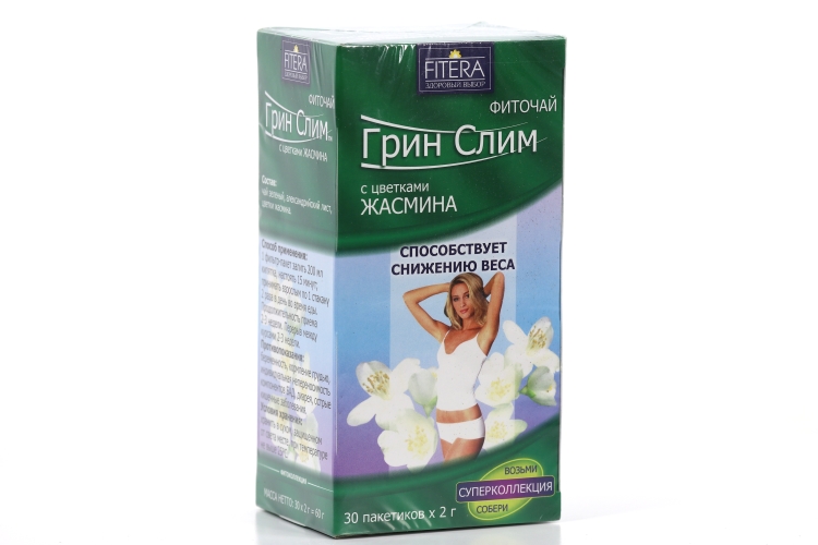 Фиточай Грин Слим Ти жасмин, 2 г, 30 шт