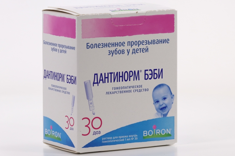 Дантинорм Бэби, 1 мл, 30 шт, раствор для приема внутрь гомеопатический