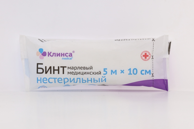 Бинт Клинса стер высокой плотности 5м х10см