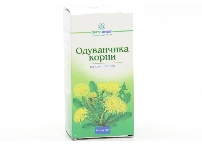 Одуванчика корень, 50 г, сырье измельченное