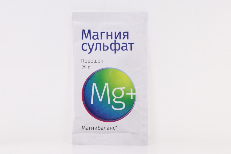 Магния сульфат, 25 г, порошок