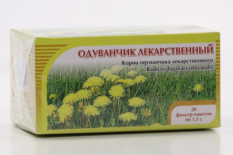 Одуванчика корень, 1,5 г, 20 шт, сырье БАД