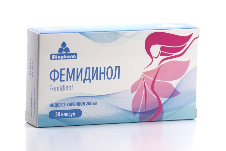 Фемидинол, 400 мг, 30 шт, капсулы