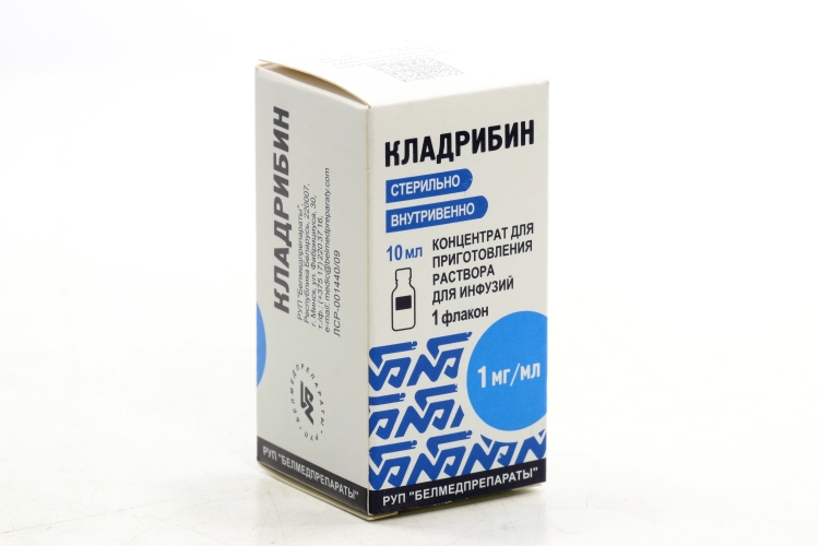Кладрибин 1 мг/мл, 10 мл, концентрат для приготовления раствора для инфузий