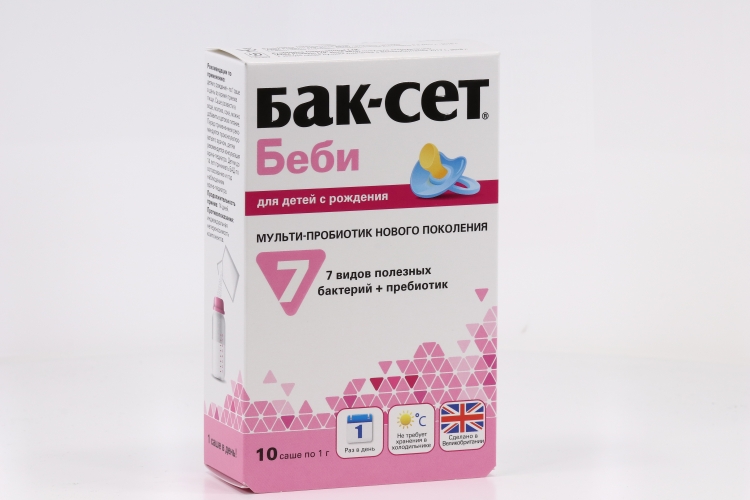 Бак-Сет Беби, 1 г, 10 шт, порошок для приема внутрь саше