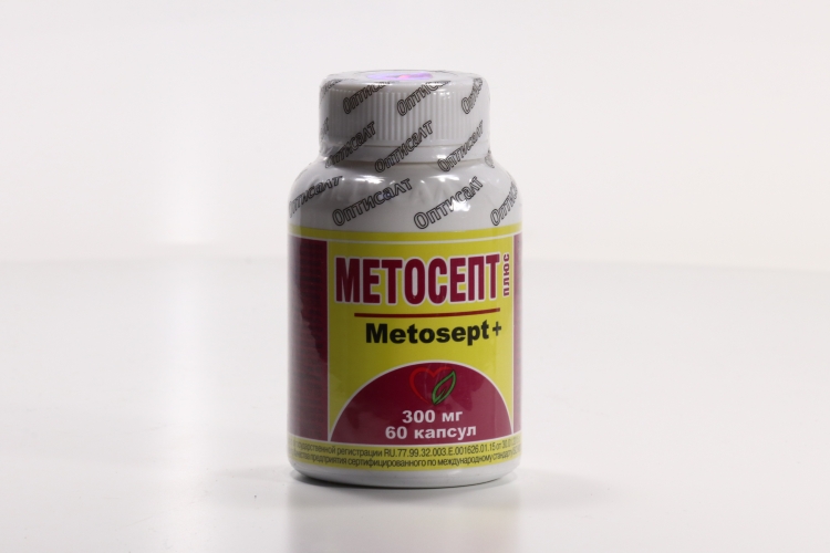 Метосепт плюс 300 мг, 60 шт, капсулы