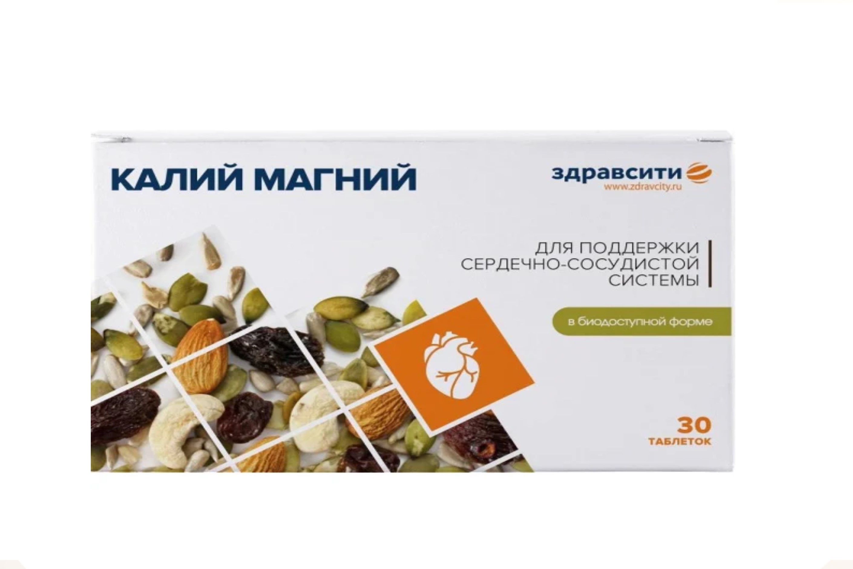 Калий магний Здравсити, 1 140 мг, 30 шт