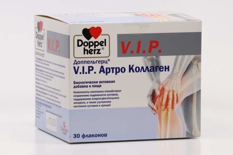 Доппельгерц Вип Артро коллаген, 25 мл, 30 шт, жидкость для приема внутрь
