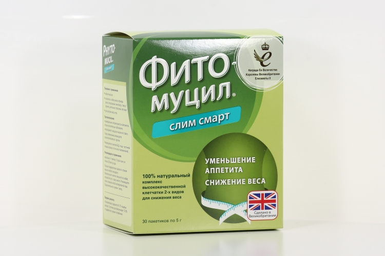Фитомуцил Слим Смарт, 5 г, 30 шт, порошок для приготовления суспензии для приема внутрь