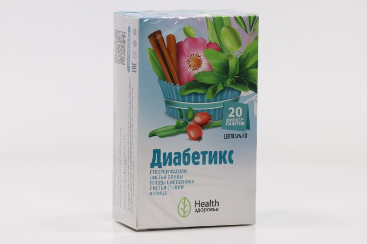 Диабетикс, 2 г, 20 шт, сырье растительное измельченное