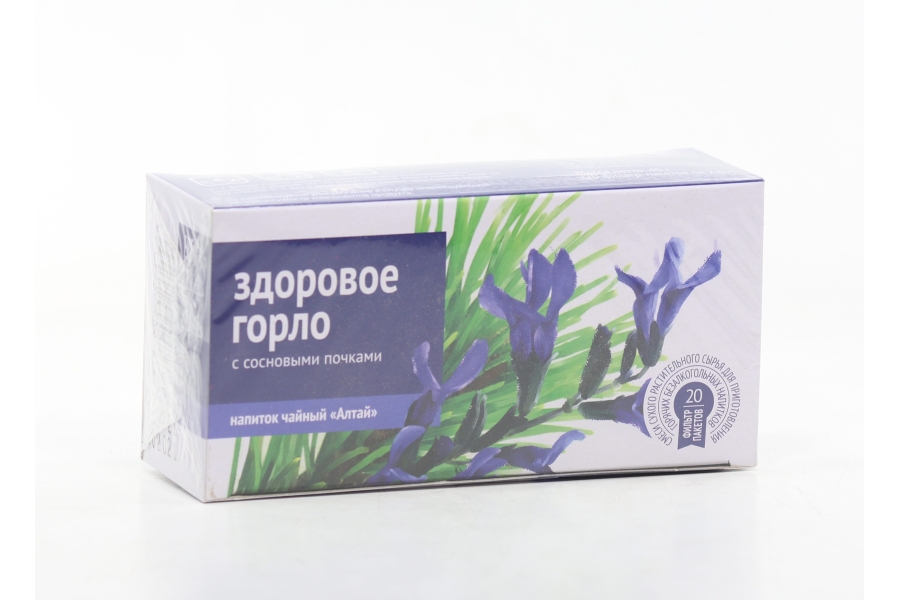 Чайный напиток Алтай Здоровое горло с сосновыми почками, 2 г, 20 шт