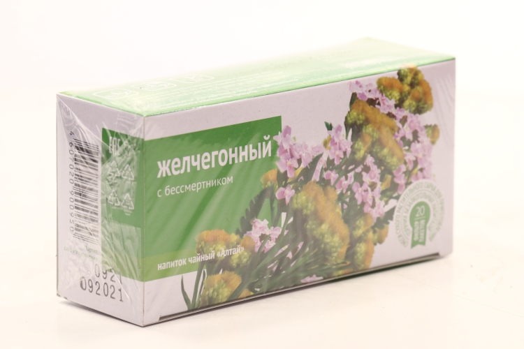 Чайный напиток Алтай желчегонный с бессмертником, 1,5 г, 20 шт