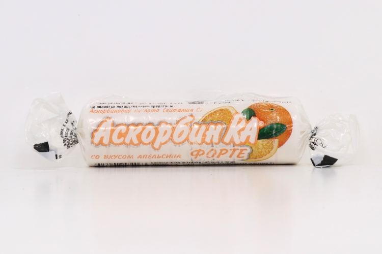 Аскорбин Ка Форте, 10 шт, таблетки жевательные апельсин