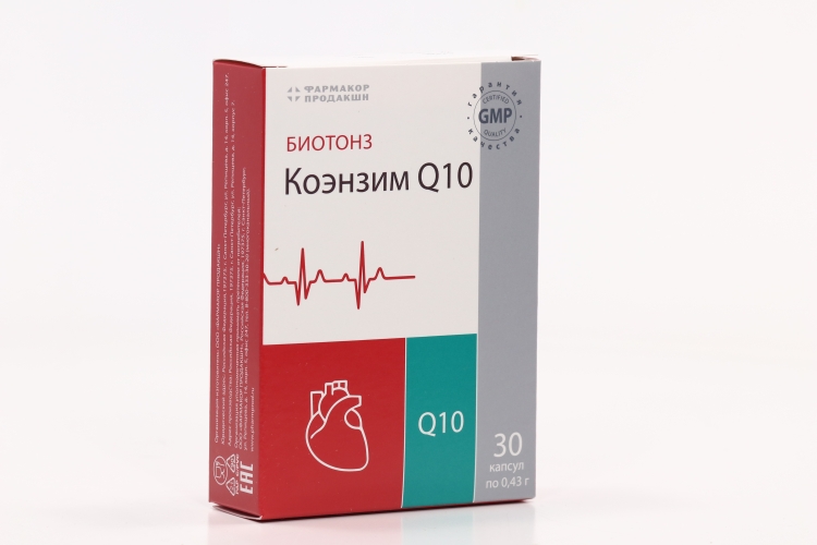 Биотонз Коэнзим Ку10 экстра, 430 мг, 30 шт, капсулы