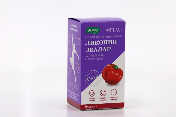 Ликопин Эвалар 0,7 г, 30 шт, капсулы