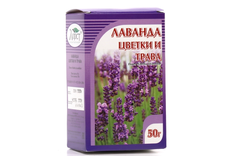Лаванда цветки и трава Хорст, 50 г