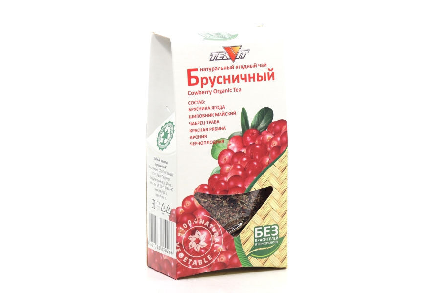 Чай Тиавит Брусничный, 50 г