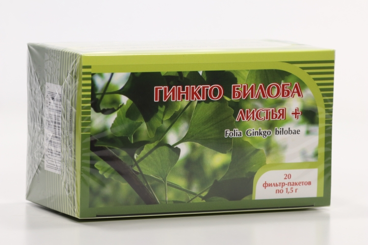 Гинкго Билоба плюс Клевер цветки, 1,5 г, 20 шт, сырье/фильтр-пакеты