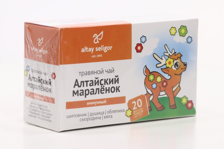 Алтайский мараленок Иммунный 1,5 г, 20 шт, фильтр-пакет