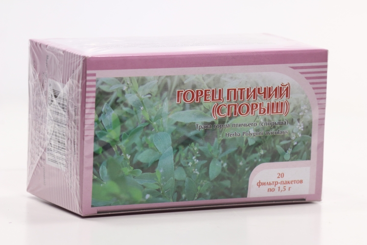 Горца птичьего (Спорыша) трава, 1,5 г, 20 шт, сырье растительное-порошок