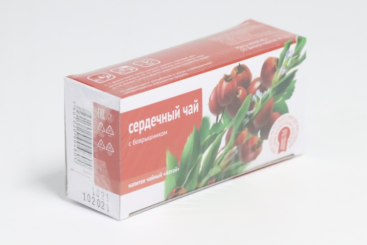 Чайный напиток Алтай Сердечный чай с боярышником, 2 г, 20 шт