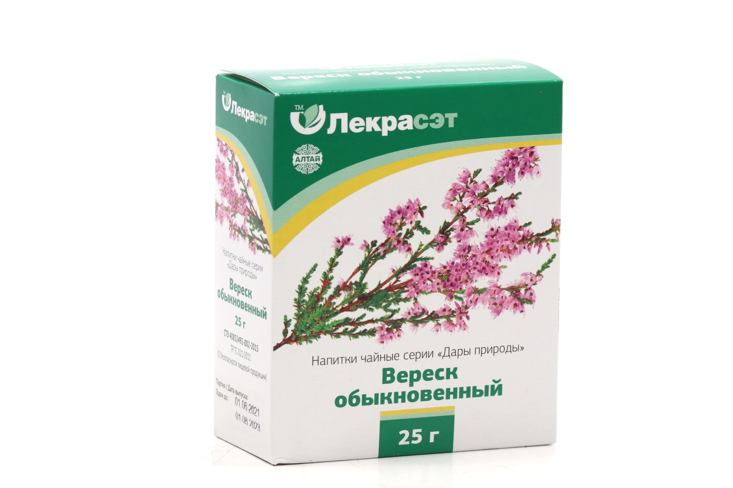 Напиток чайный Дары природы Вереск обыкновенный, 25 г