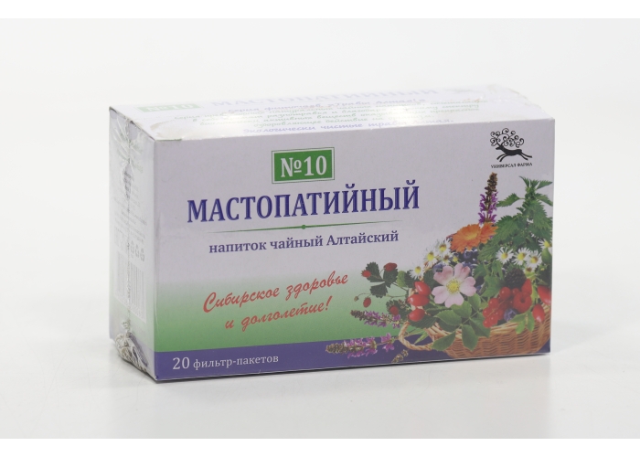 Чайный напиток Алтайский №10 Мастопатийный 1,5 г, 20 шт, фильтр-пакет