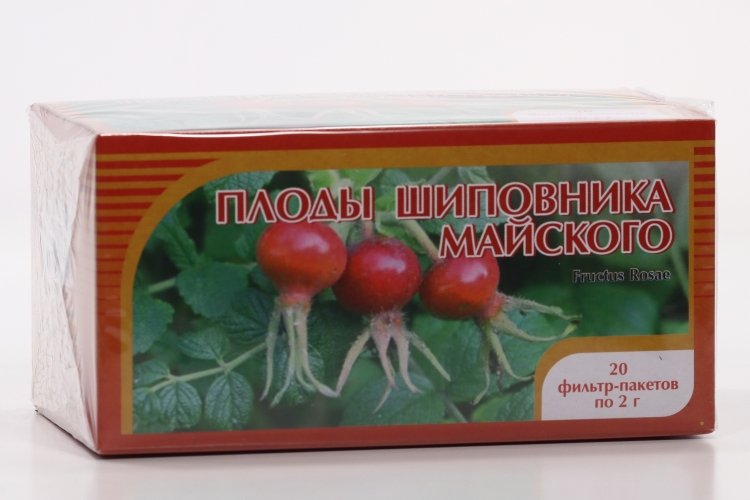Шиповник майский плоды, 2 г, 20 шт, ф/п