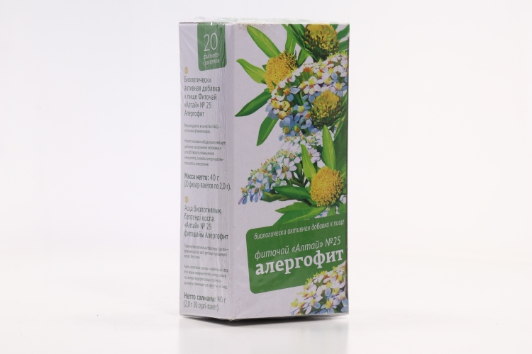 Фиточай Алтай №25 Алергофит, 2 г, 20 шт