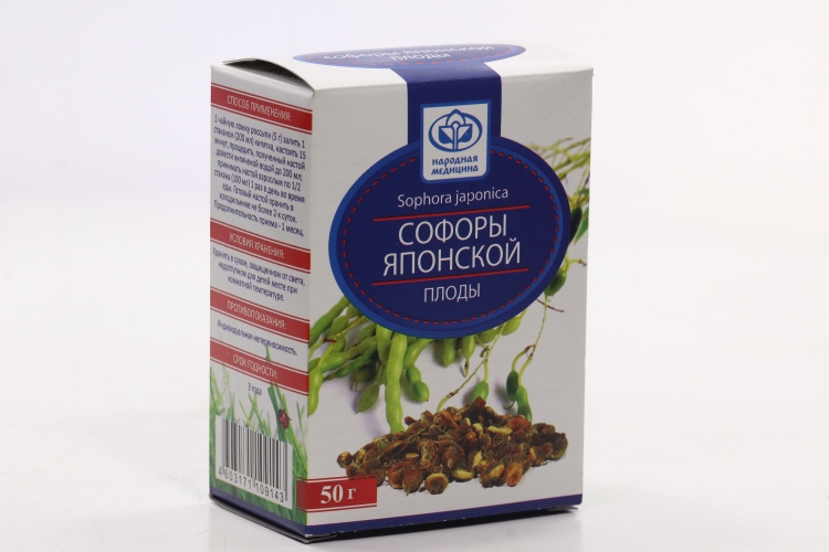 Фиточай серия Народные травы Софоры японской плоды, 50 г