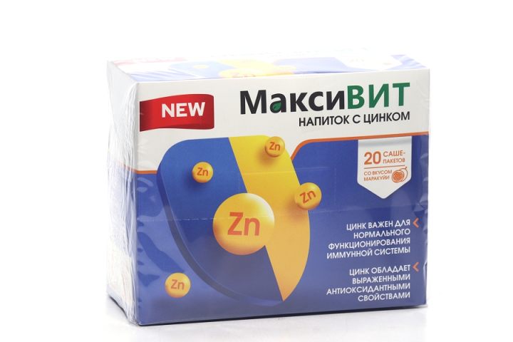 Максивит с цинком, 16 г, 20 шт, порошок
