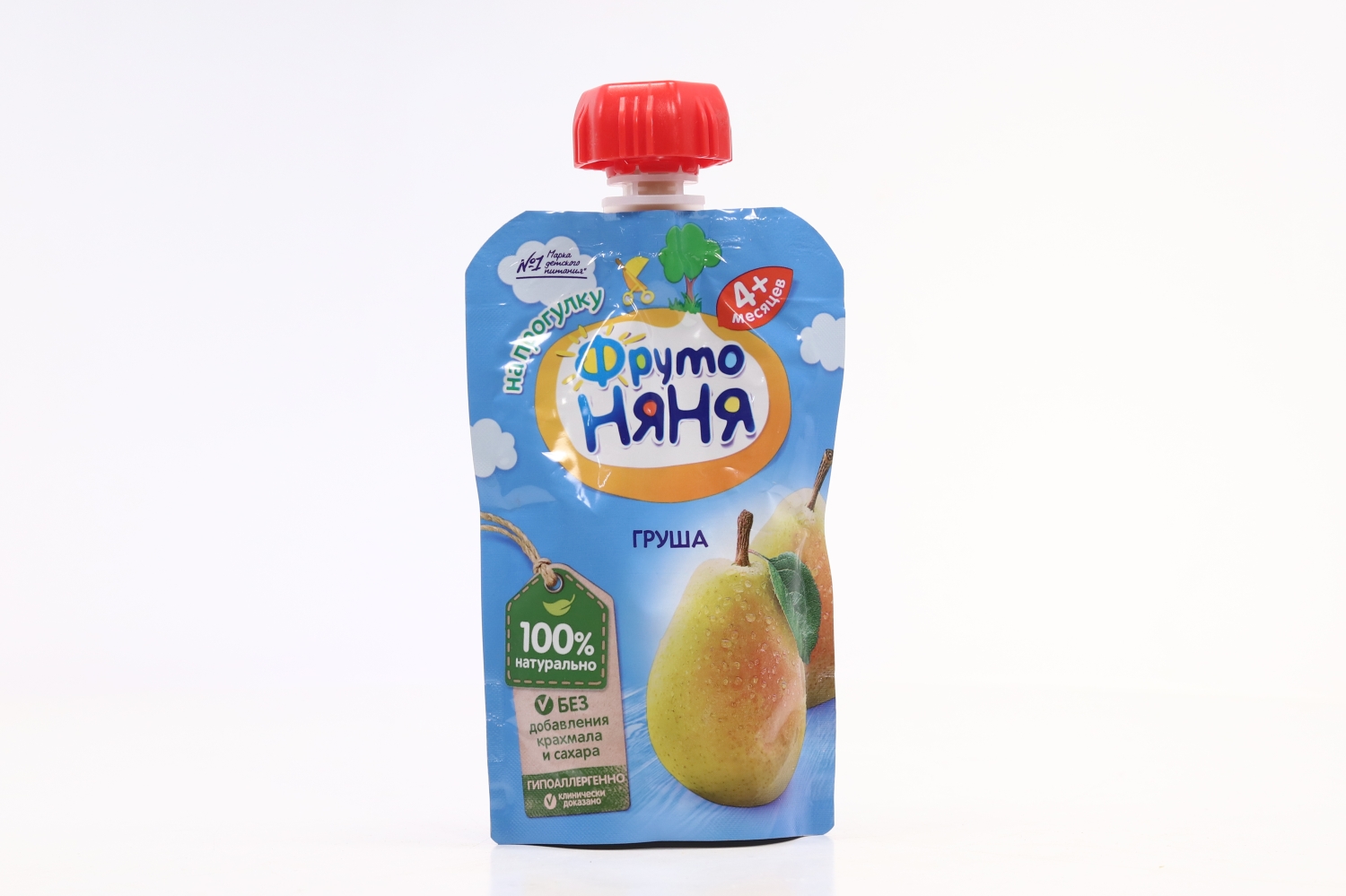 Пюре Фрутоняня груша (с 4 мес), 90 г, 12 шт