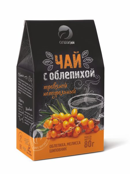 Чай Алтэя травяной с облепихой, 80 г