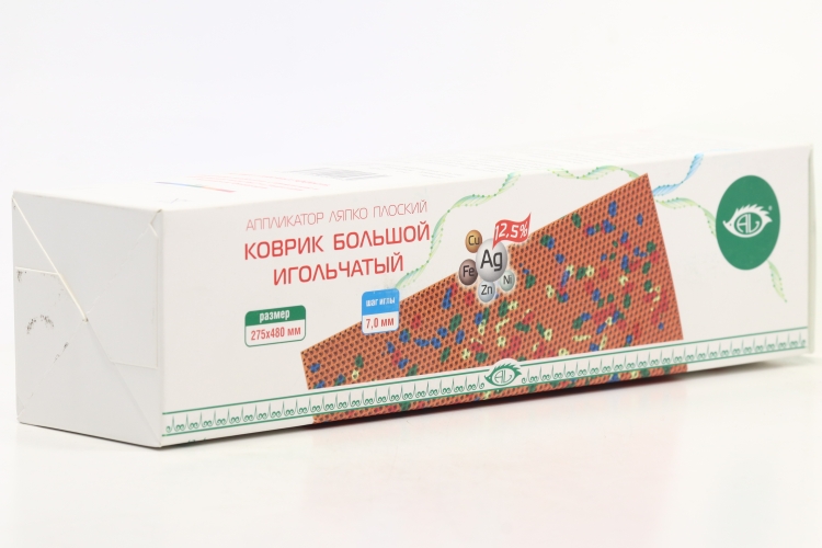 Аппликатор Ляпко коврик большой игольчатый размер 275x480 мм шаг иглы 7.0 мм