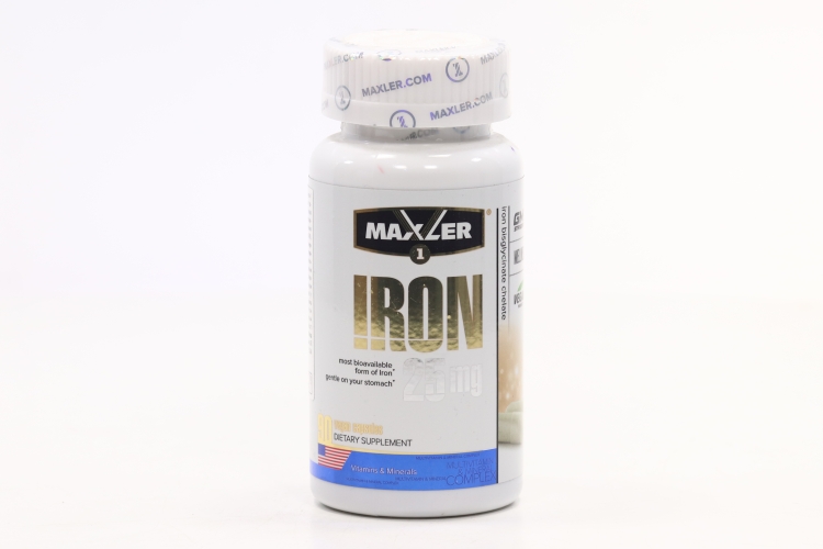 Витаминный комплекс MAXLER iron железо, 25 мг, 90 шт, капсулы