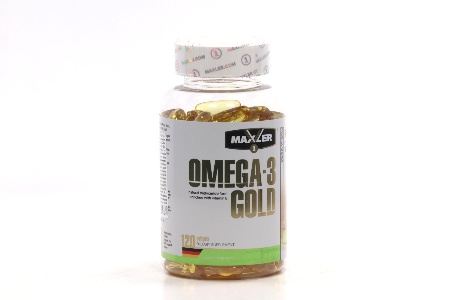 Добавка MAXLER omega-3 gold USA, 120 шт, капсулы