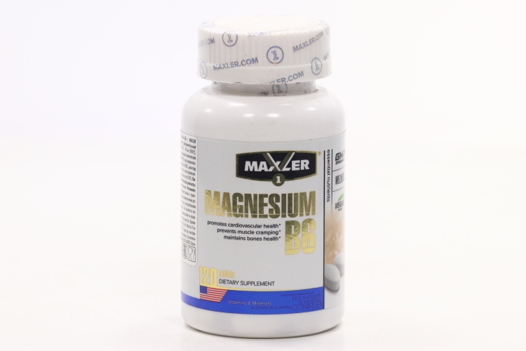 Добавка MAXLER magnesium B6, 120 шт, таблетки