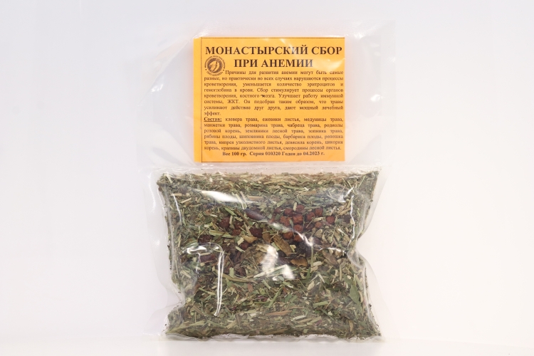 Сбор Монастырский анемия, 100 г